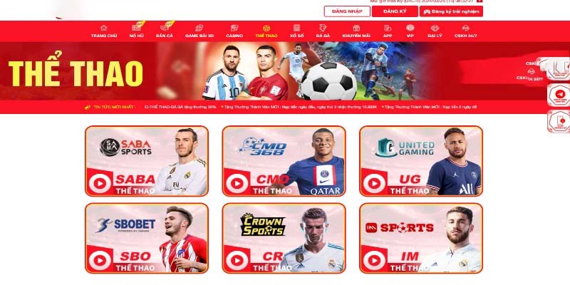 Giao diện Sảnh của United Gaming trên kubet