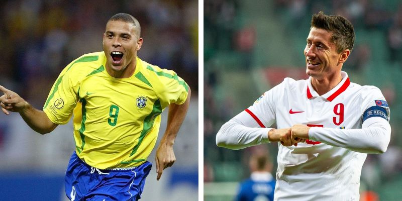 Số 9 làm nên tên tuổi của các siêu tiền đạo