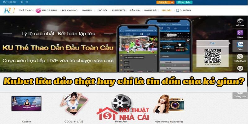 Kubet lừa đảo bắt nguồn từ việc không thể truy cập tài khoản