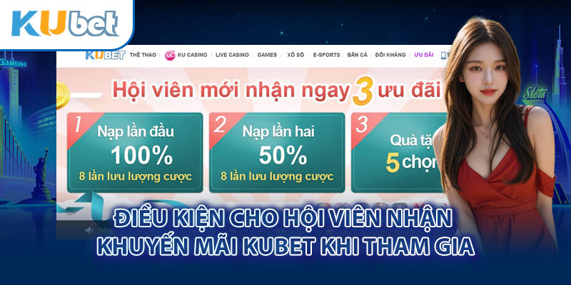 Điều kiện cho hội viên nhận khuyến mãi Kubet khi tham gia