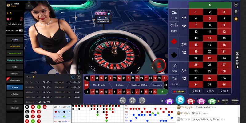 KU Casino tổ chức bàn cược Roulette ở đa dạng hình thức.